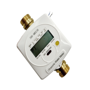 Ultrasonic water meter with valve control